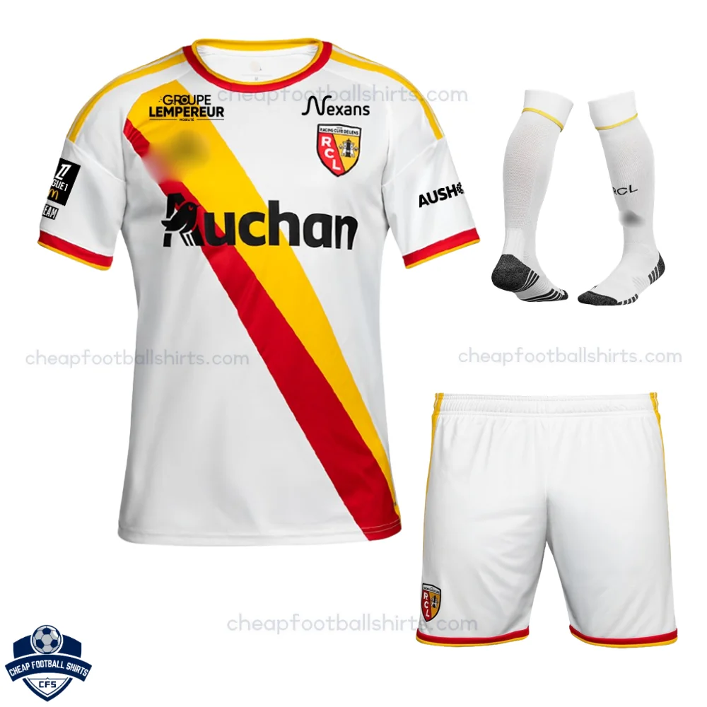 RC Lens Third Kids Cheap Football Kit 2026/27 - Front View
