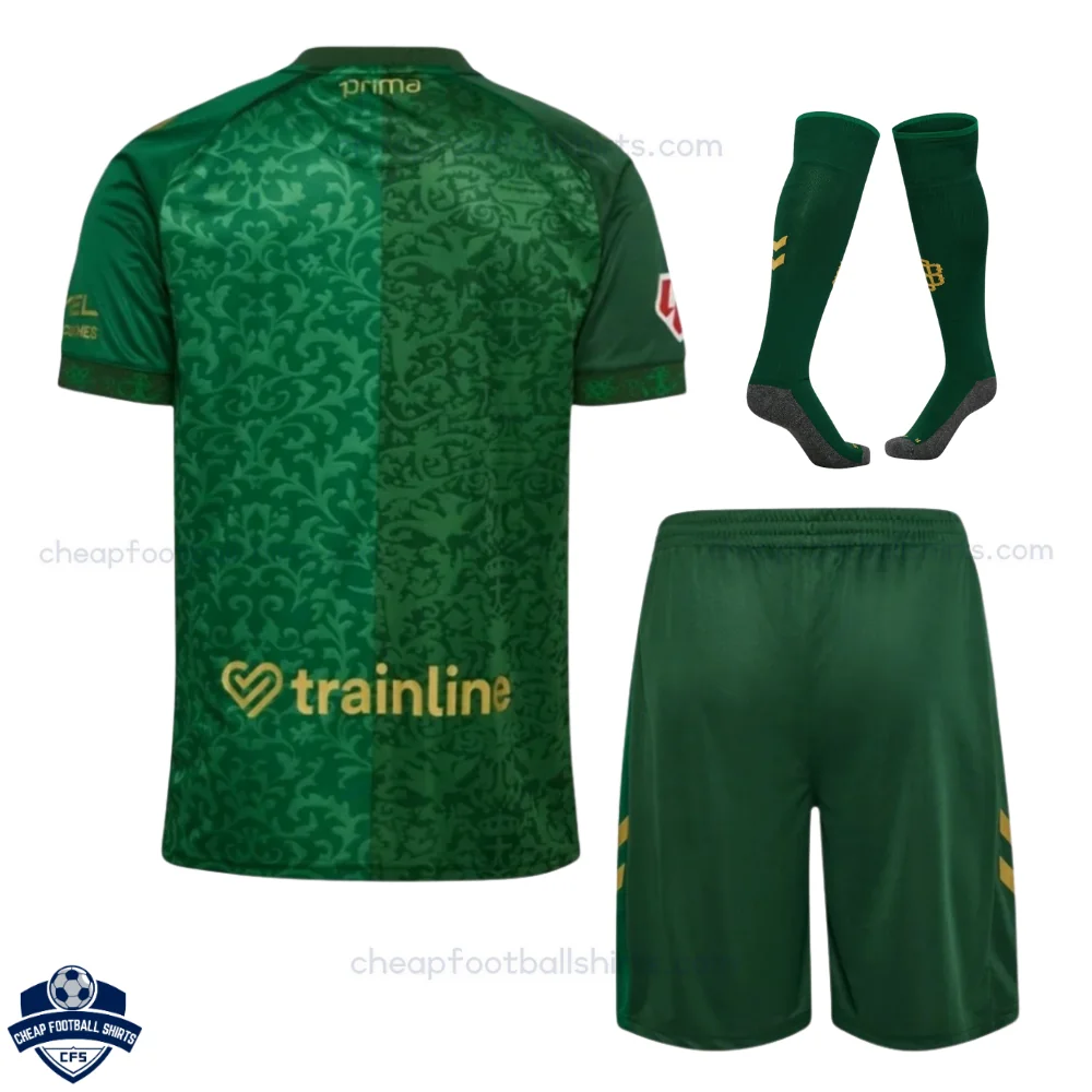 Real Betis Away Kids Cheap Football Kit 2026/27- Back view