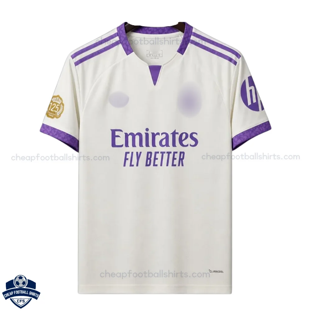 Real Madrid 125th Commemorative Edition Men Cheap Football Shirt 2026/27 - Front View