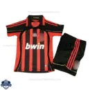 Retro AC Milan Home Kids Cheap Football Kit 2006/07 - Front View