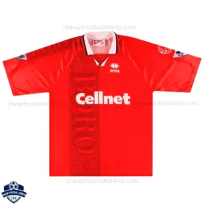Retro Middlesbrough Home Men Cheap Football Shirt 1996/97 - Front View