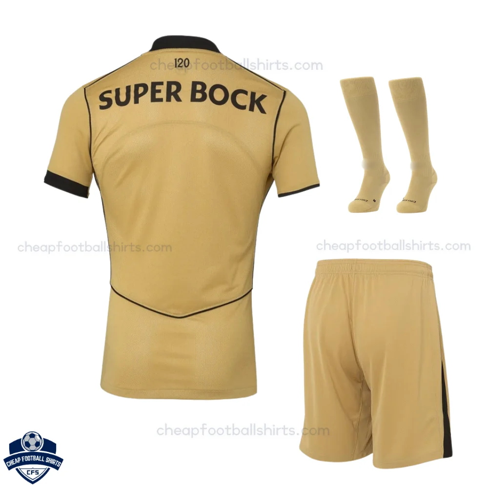 Sporting CP Away Kids Cheap Football Kit 2026/27 - Back View