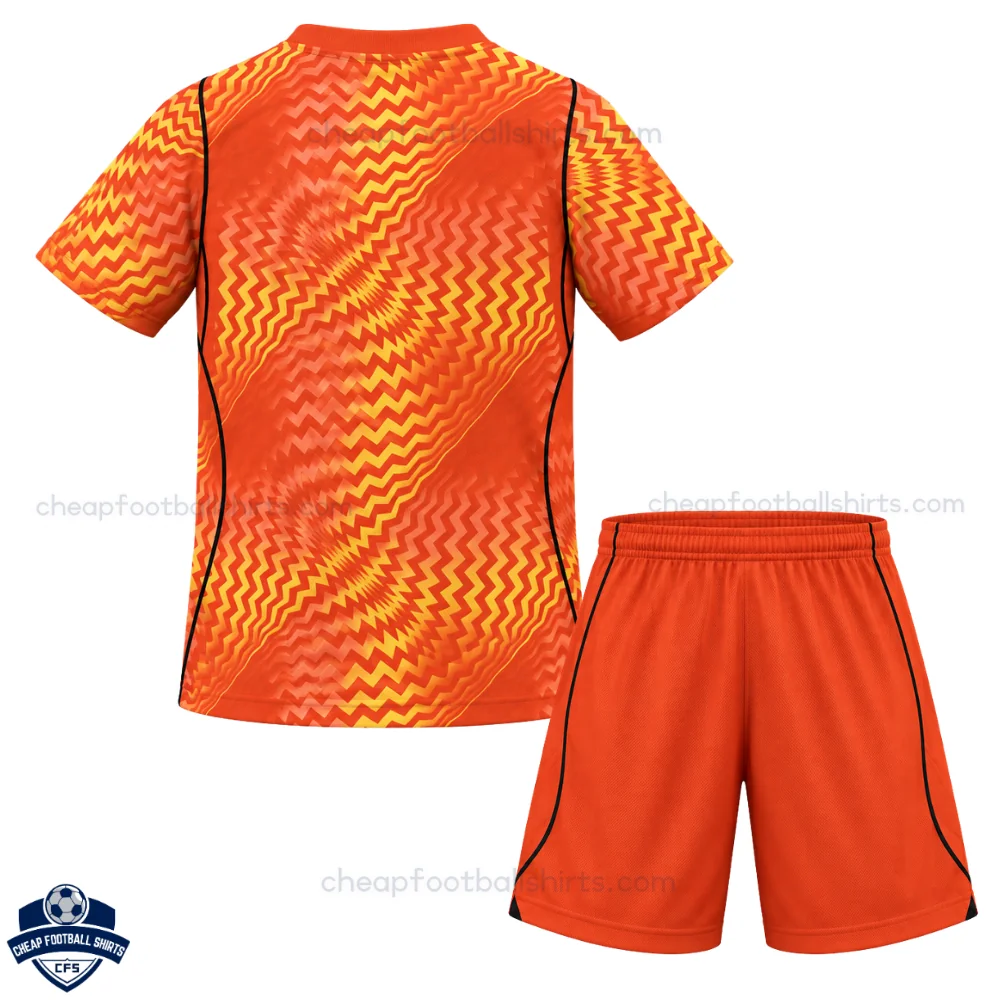 Chelsea Orange Goalkeeper Adult Cheap Football Kit 2026/27 - Back View