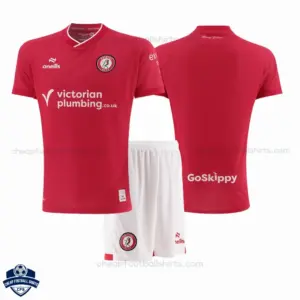 Bristol City Home Kids Cheap Football Kit 2026/27