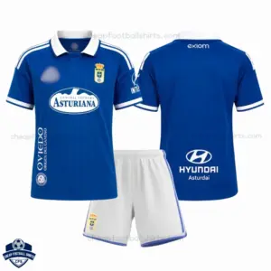 Real Oviedo Home Kids Cheap Football Kit 2026/27