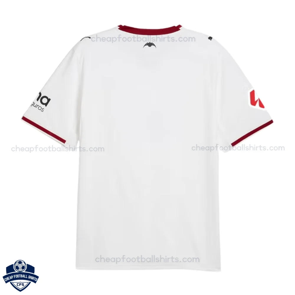 Valencia CF Home Men Cheap Football Shirt 2026/27 - Back view