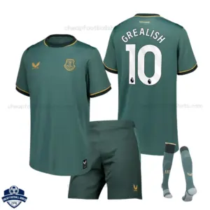 Everton Third Kids Cheap Football Kit 2026/27 - GREALISH 10 - Overview