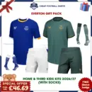 Everton 2026/27 Gift Pack - Home and Third Kids Cheap Football Kits (With Socks) - Overview