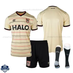 Ipswich Town Away Kids Cheap Football Kit 2026/27 - Overview with socks