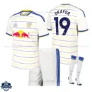 Leeds United Home Kids Cheap Football Kit 2026/27 - OKAFOR 19 - Overview with socks