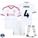 Liverpool Away Kids Cheap Football Kit 2026/27 - VIRGIL 4 - Overview with socks
