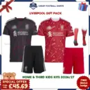 Liverpool 2026/27 Gift Pack - Home and Third Kids Cheap Football Kits - Overview