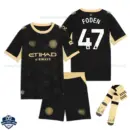 Manchester City Away Kids Cheap Football Kit 2026/27 - FODEN 47 - Overview with socks