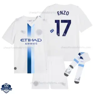Manchester City Third Kids Cheap Football Kit 2026/27 - ENZO 17 - Overview