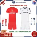 Middlesbrough 2026/27 Gift Pack - Home and Away with socks