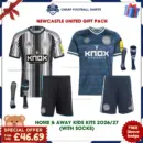 Newcastle United 2026/27 Gift Pack - Home and Away Kids Cheap Football Kits (With Socks) - Overview