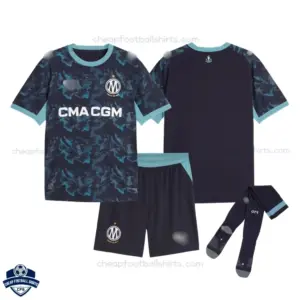 Olympique Marseille Away Kids Cheap Football Kit 2026/27 with socks