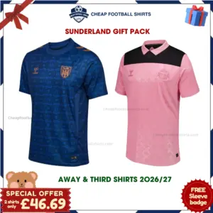 Sunderland AFC 2026/27 Gift Pack – Away and Third Men Cheap Football Shirts - Overview
