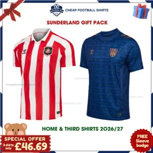 Sunderland AFC 2026/27 Gift Pack – Home and Third Men Cheap Football Shirts - Overview