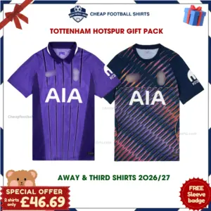 Tottenham Hotspur 2026/27 Gift Pack – Away and Third Men Cheap Football Shirts - Overview