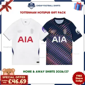 Tottenham Hotspur 2026/27 Gift Pack – Home and Away Men Cheap Football Shirts