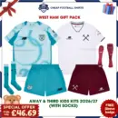 West Ham United 2026/27 Gift Pack - Away and Third Kids Cheap Football Kits - Overview