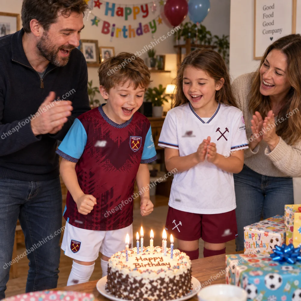 West Ham United 2026/27 Gift Pack - Home and Away Kids Cheap Football Kits (With Socks) - AI