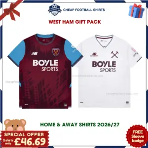 West Ham United 2026/27 Gift Pack – Home and Away Men Cheap Football Shirts - Overview