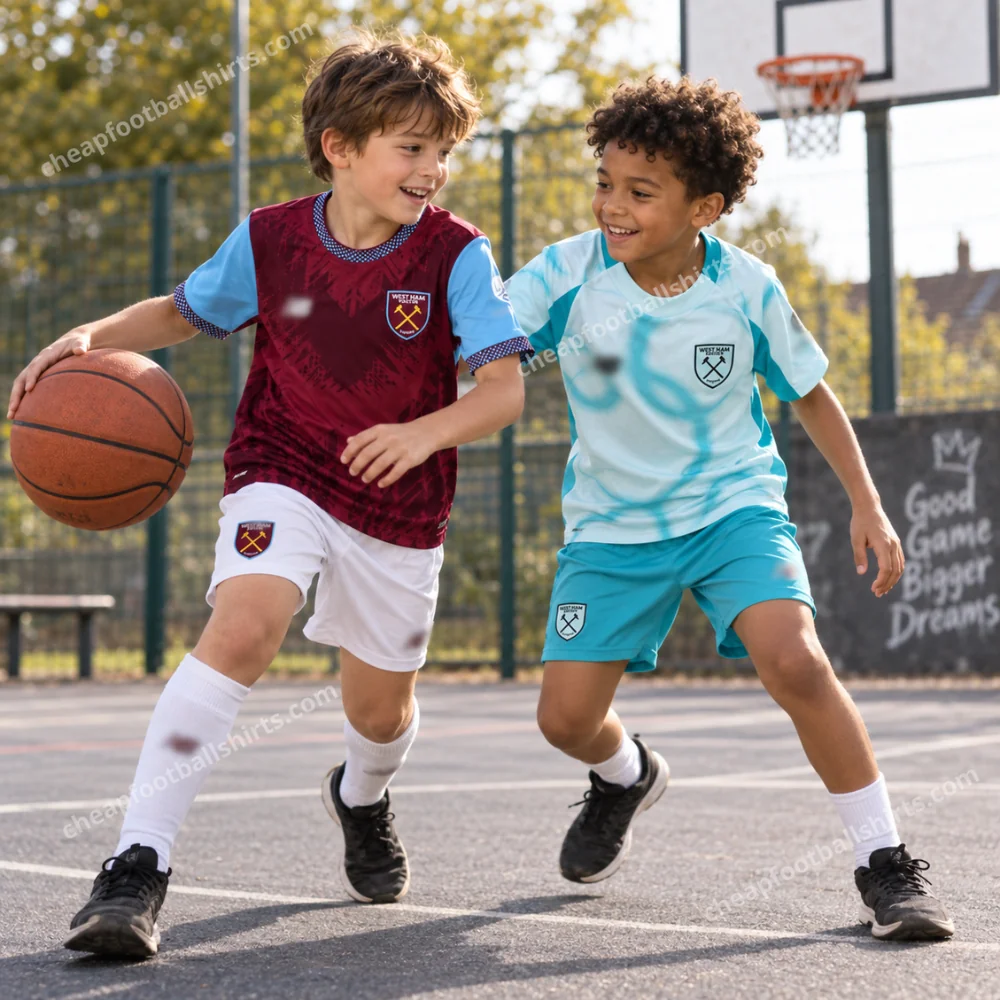 West Ham United 2026/27 Gift Pack - Home and Third Kids Cheap Football Kits - AI