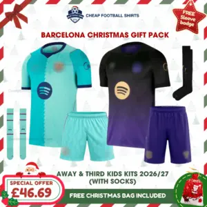 Barcelona 2026_27 Gift Pack – Away and Third Kids Cheap Football Kits - xmasframe