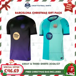 Barcelona 2026_27 Gift Pack – Away and Third Men Cheap Football Shirts - xmasframe