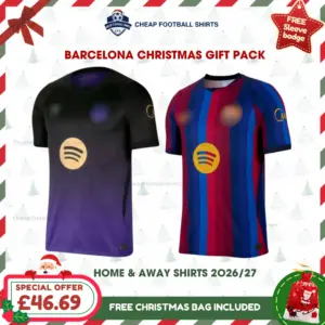 Barcelona 2026_27 Gift Pack – Home and Away Men Cheap Football Shirts - xmasframe