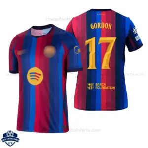 Barcelona GORDON 17 Home Men Cheap Football Shirt 2026/27 - Overview