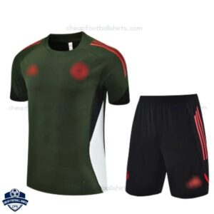 Bayern Munich Green Pre Match Training Adult Cheap Football Kit 2025/26 - Front View