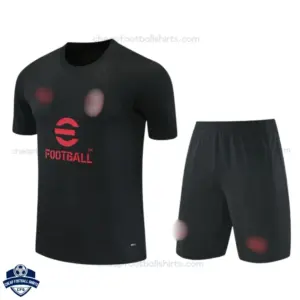 AC Milan Black Training Kids Cheap Football Kit 2026/27 - Front View