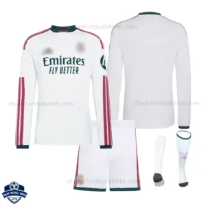 Real Madrid Home Kids Cheap Football Kit 2026/27 Long Sleeve - Overview