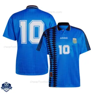Retro Argentina MESSI 10 Away Men Cheap Football Shirt 1994 - Overview