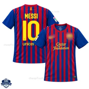 Retro Barcelona MESSI 10 Home Men Cheap Football Shirt 2011/12 - Overview