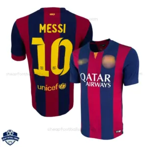 Retro Barcelona MESSI 10 Home Men Cheap Football Shirt 2014/15 - Overview