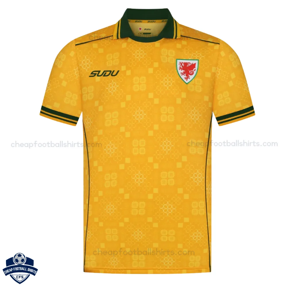 Wales Away Men Cheap Football Shirt 2027 - Front View