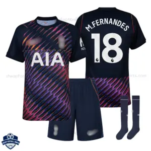 Tottenham Hotspur M.FERNANDES 18 Away Kids Cheap Football Kit 2026/27 - Overview