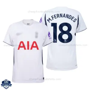 Tottenham Hotspur M.FERNANDES 18 Home Men Cheap Football Shirt 2026/27 - Overview