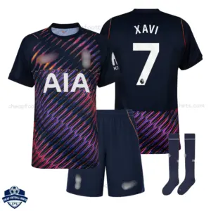 Tottenham Hotspur XAVI 7 Away Kids Cheap Football Kit 2026/27 - Overview