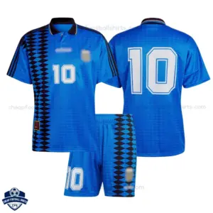 Argentina 10 Away Kids Cheap Football Kit 1994