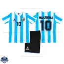 Argentina MARADONA 10 Home Kids Football Kit 1986