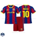 Barcelona MESSI 10 Home Kids Cheap Football Kit 2010/11