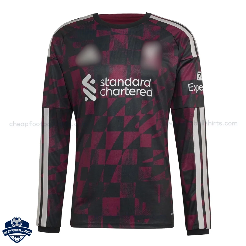 Liverpool Third Men Cheap Football Shirt 2026/27 Long Sleeve - Front view