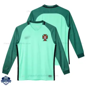 Portugal Away Men Football Shirt 2016 Long Sleeve