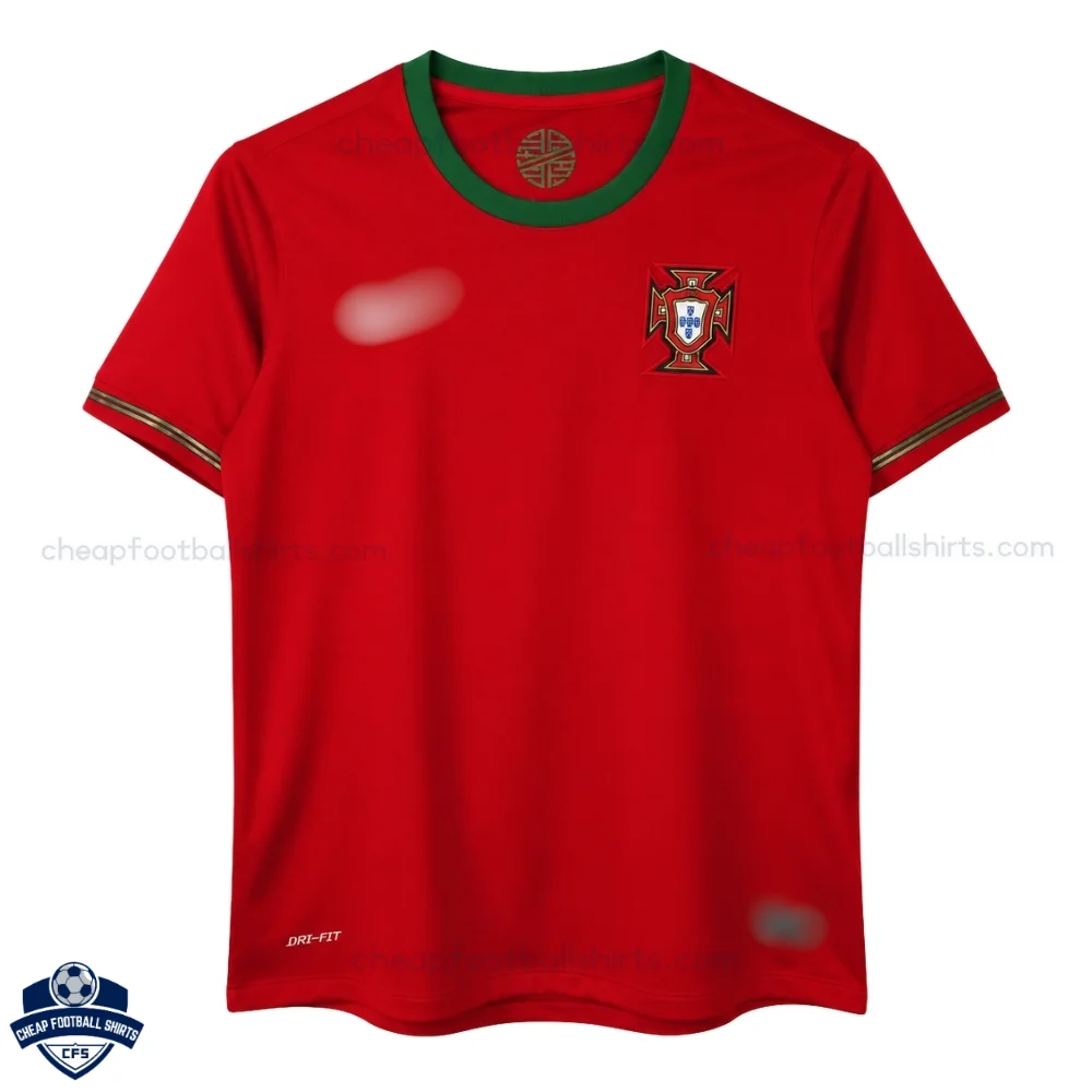 Portugal Home Men Football Shirt 2012 - Front view