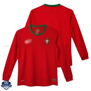 Portugal Home Men Football Shirt 2012 Long Sleeve